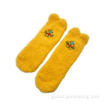 Plush Fuzzy Socks Women Cartoon Warm Cozy Fluffy Slipper Socks Supplier